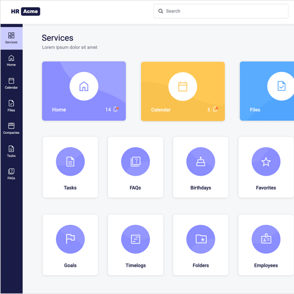 Personalized User Dashboard